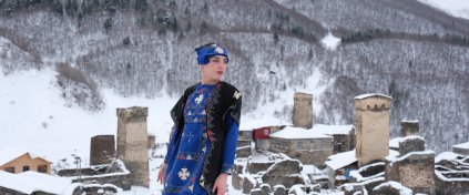 Svaneti'nin Kış Manzaraları